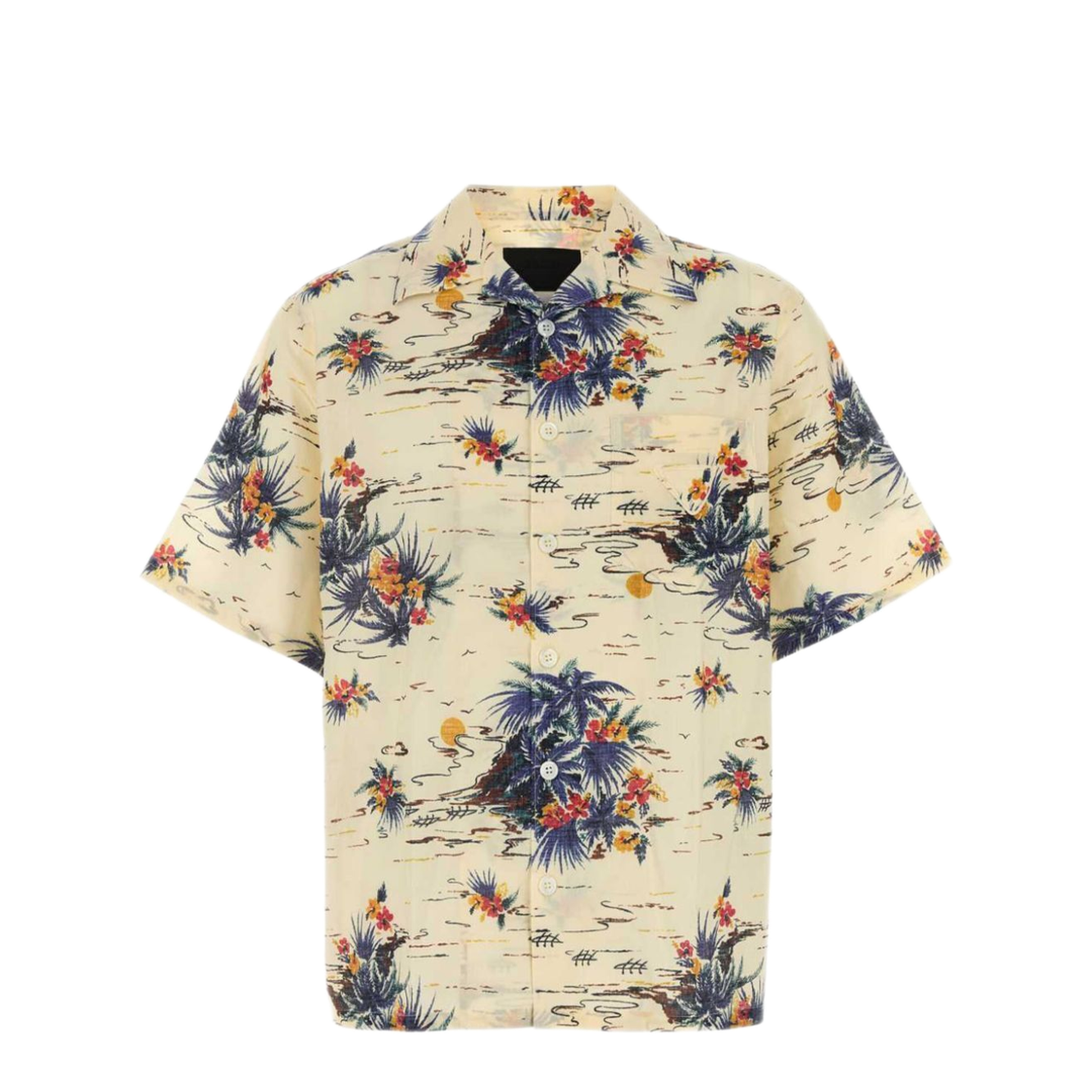 MAYFEYR - Prada - Hawaii Batista Cotton Short-Sleeved Shirt - UCS414SUMO16YKF0032