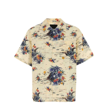 MAYFEYR - Prada - Hawaii Batista Cotton Short-Sleeved Shirt - UCS414SUMO16YKF0032
