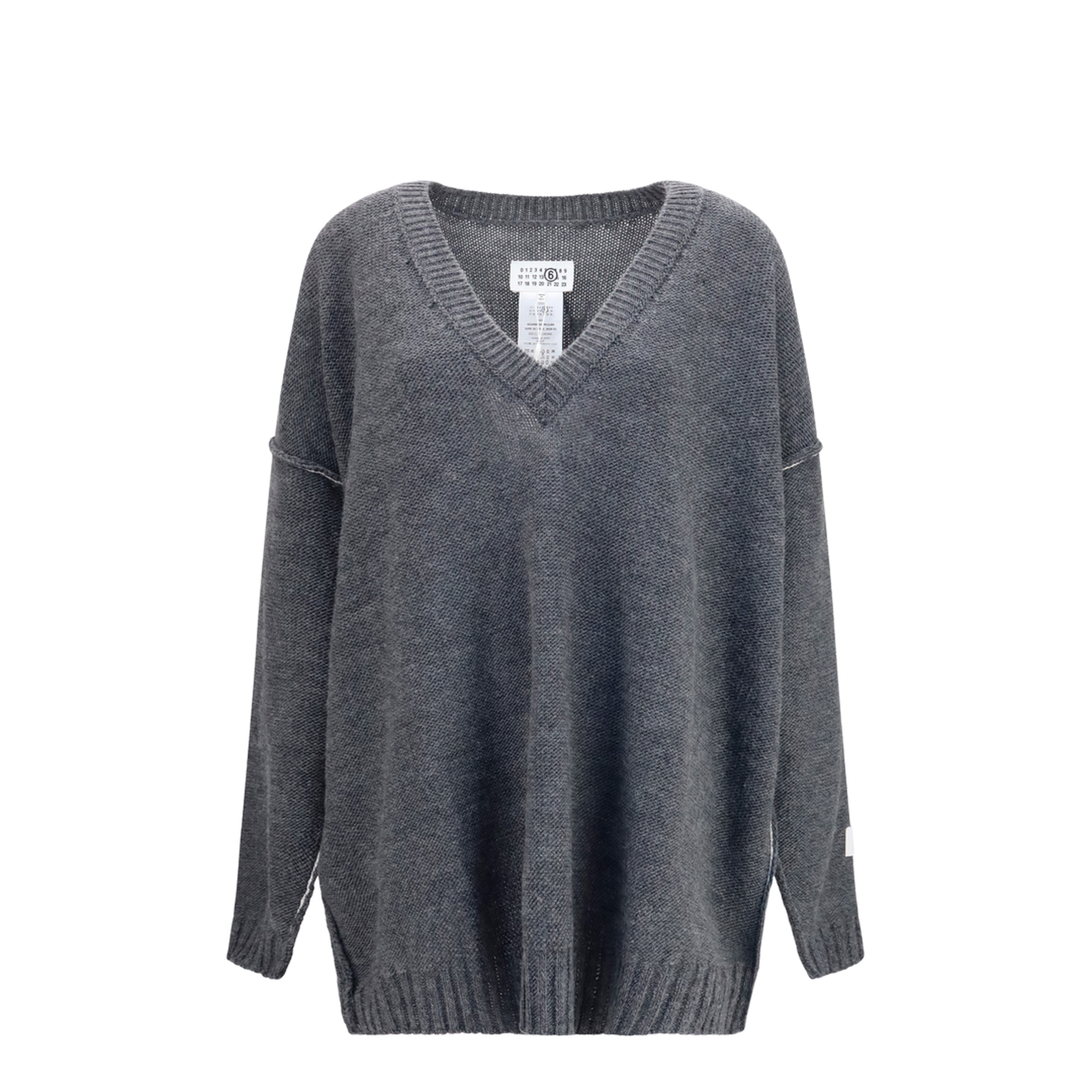 MAYFEYR -  - Oversized V-Neck Sweater - S52HN0016M13289