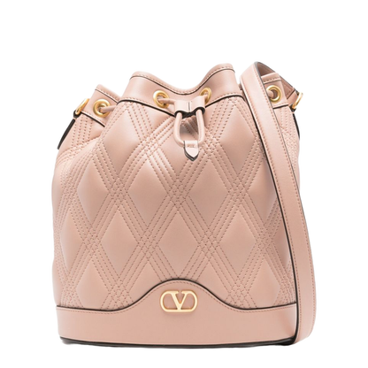 Quiltie 67 Leather Bucket Bag