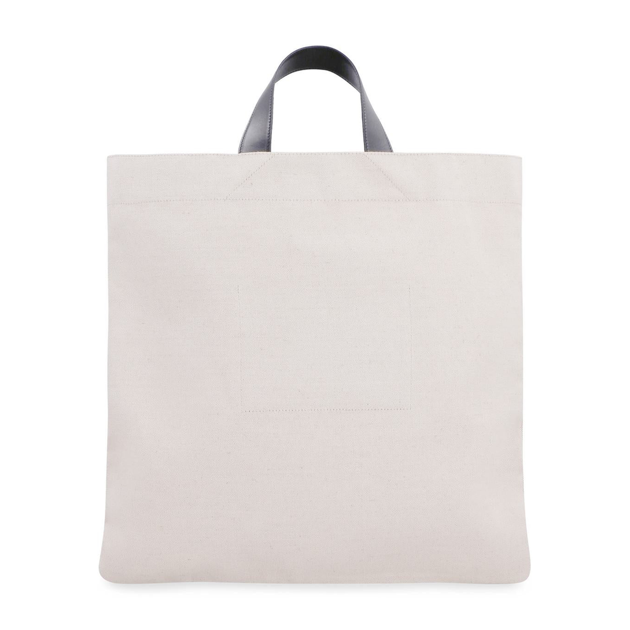 Logo-print Linen Tote Bag