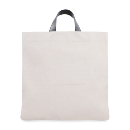 Logo-print Linen Tote Bag