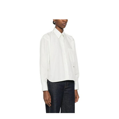 MAYFEYR - Victoria Beckham - Embroidery Cropped Shirt - 1124WSH005238A
