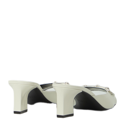 MAYFEYR - Gucci - White Bamboo Signora Mules - 870732CLG009214