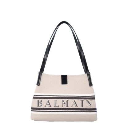 Release Small Canvas Leather Tote - Natural/Cream