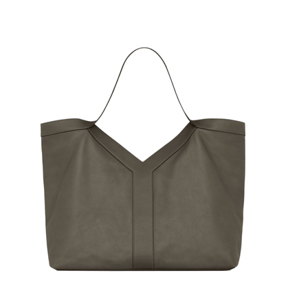 Large Tote in Smooth Leather