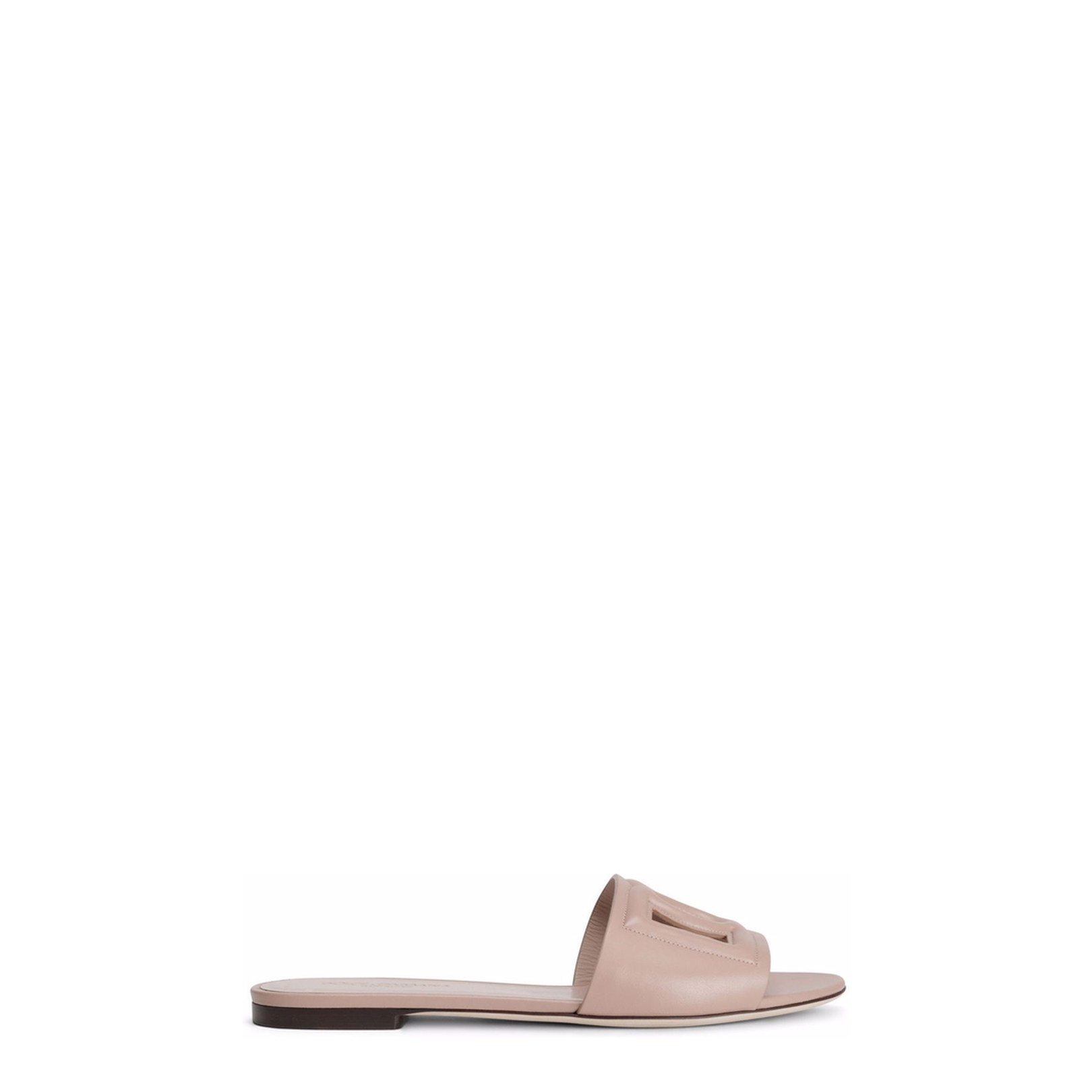 Cutout Detail Leather Sandals