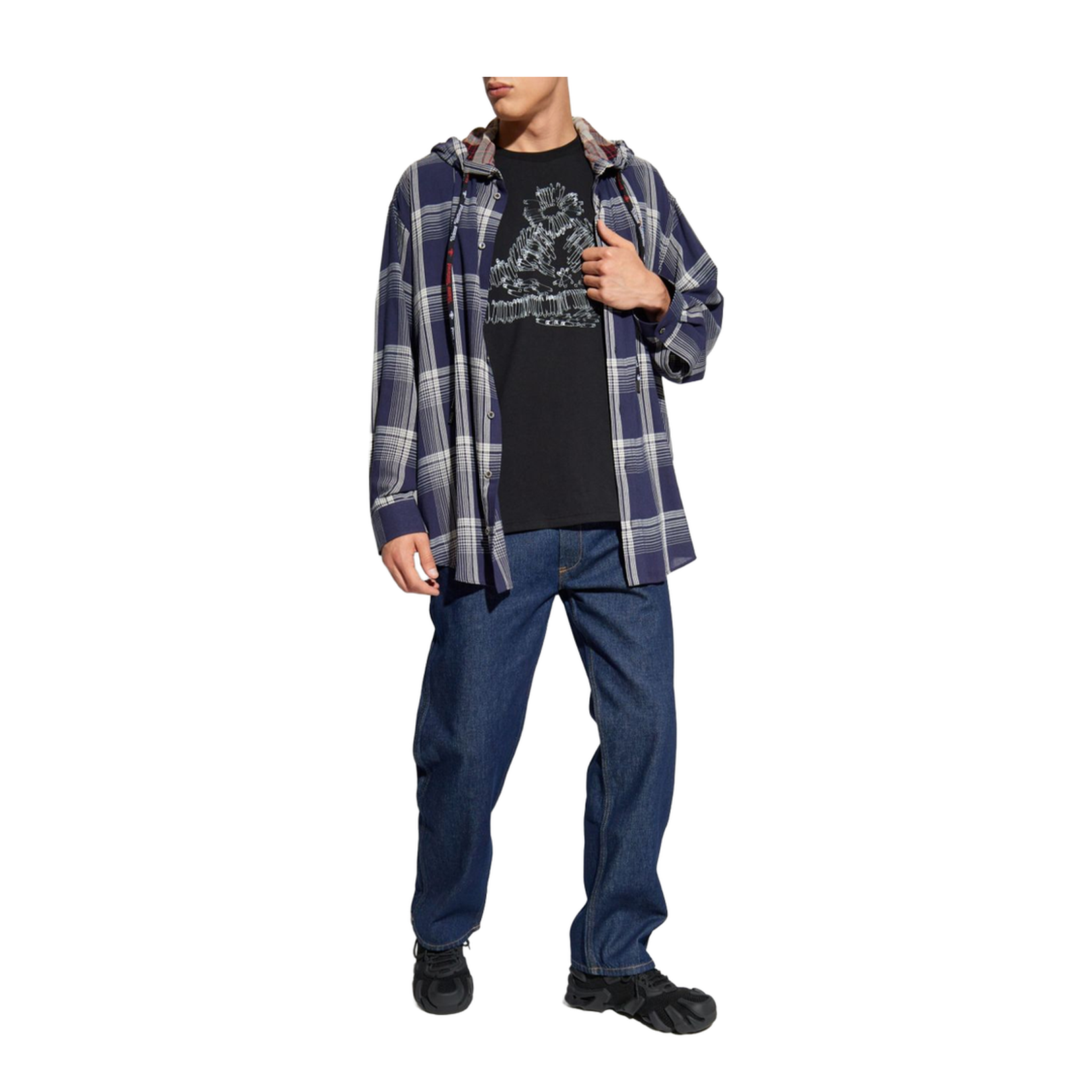 Blue Organic Cotton Denim Jeans