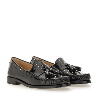 MAYFEYR - Stuart Weitzman - Moccasin Lottie - SL495BLK