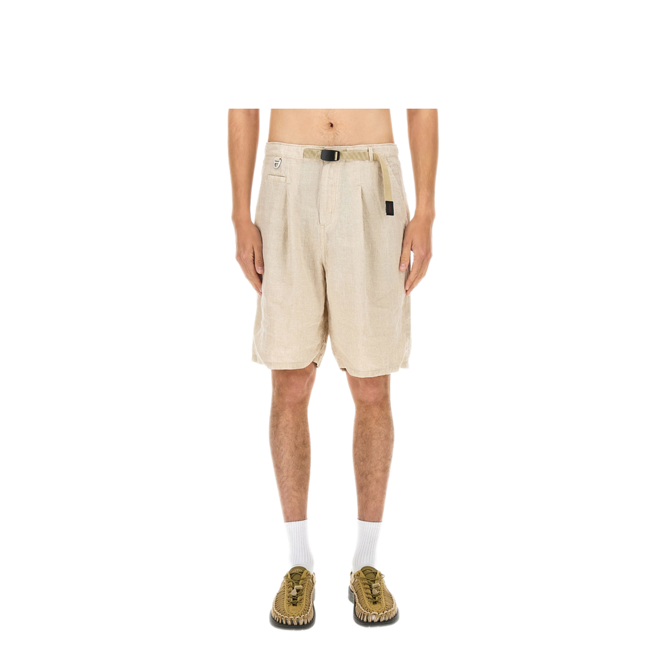 MAYFEYR - UNDERCOVER - Linen Shorts - UC1E4518NATURAL