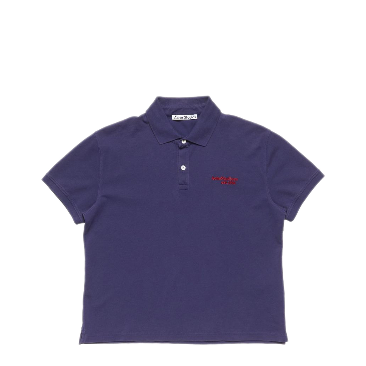 MAYFEYR - Acne Studios - Navy Cotton Polo Shirt - CL0471BG3