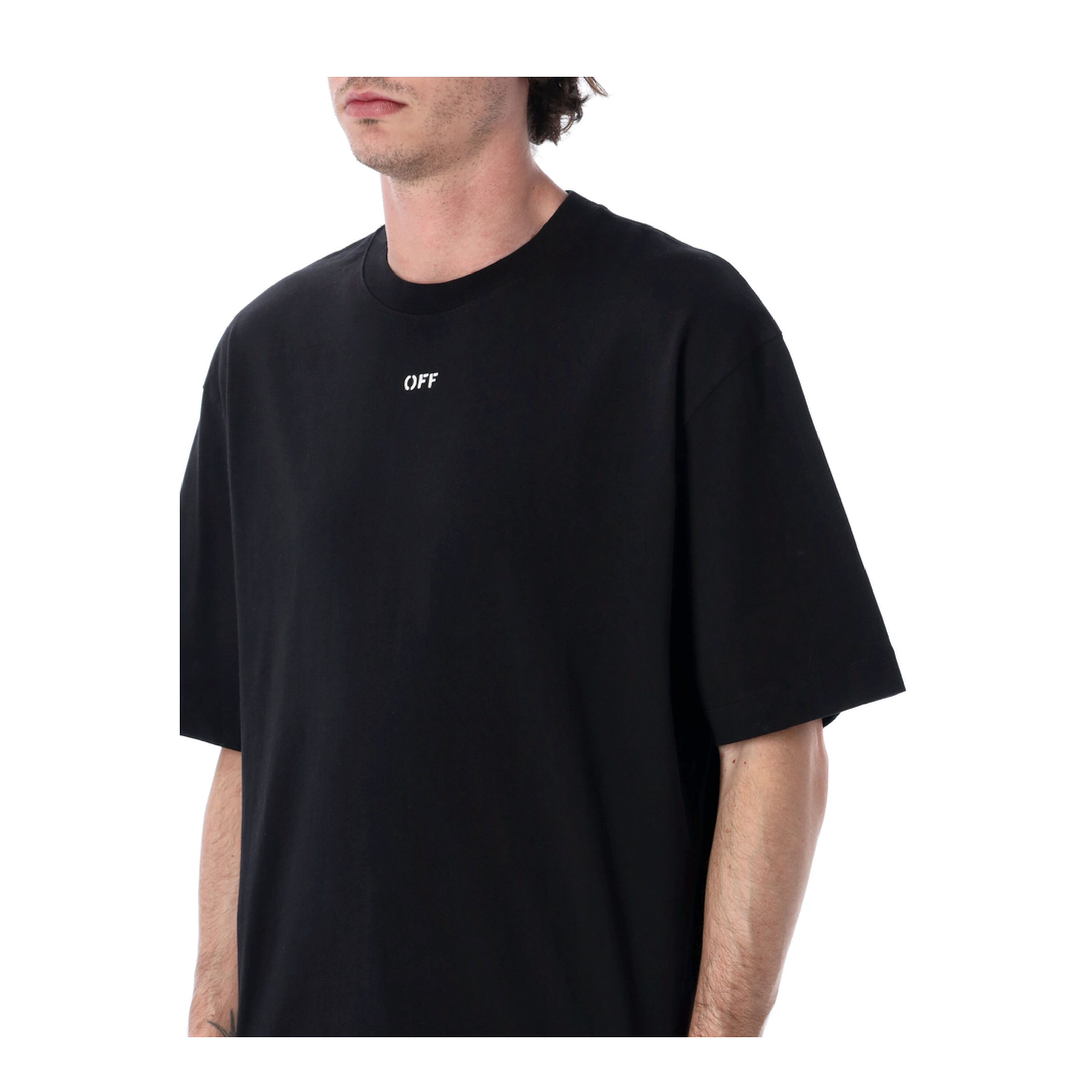 MAYFEYR - Off-White - T-Shirts And Polos Black - OMAA120S26JER0040001