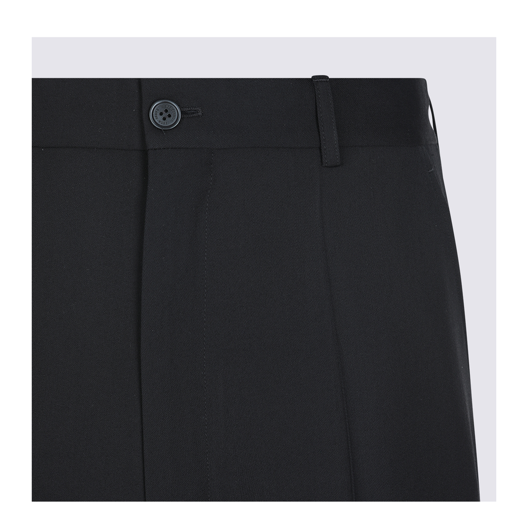 Wool Blend Tailored Pants