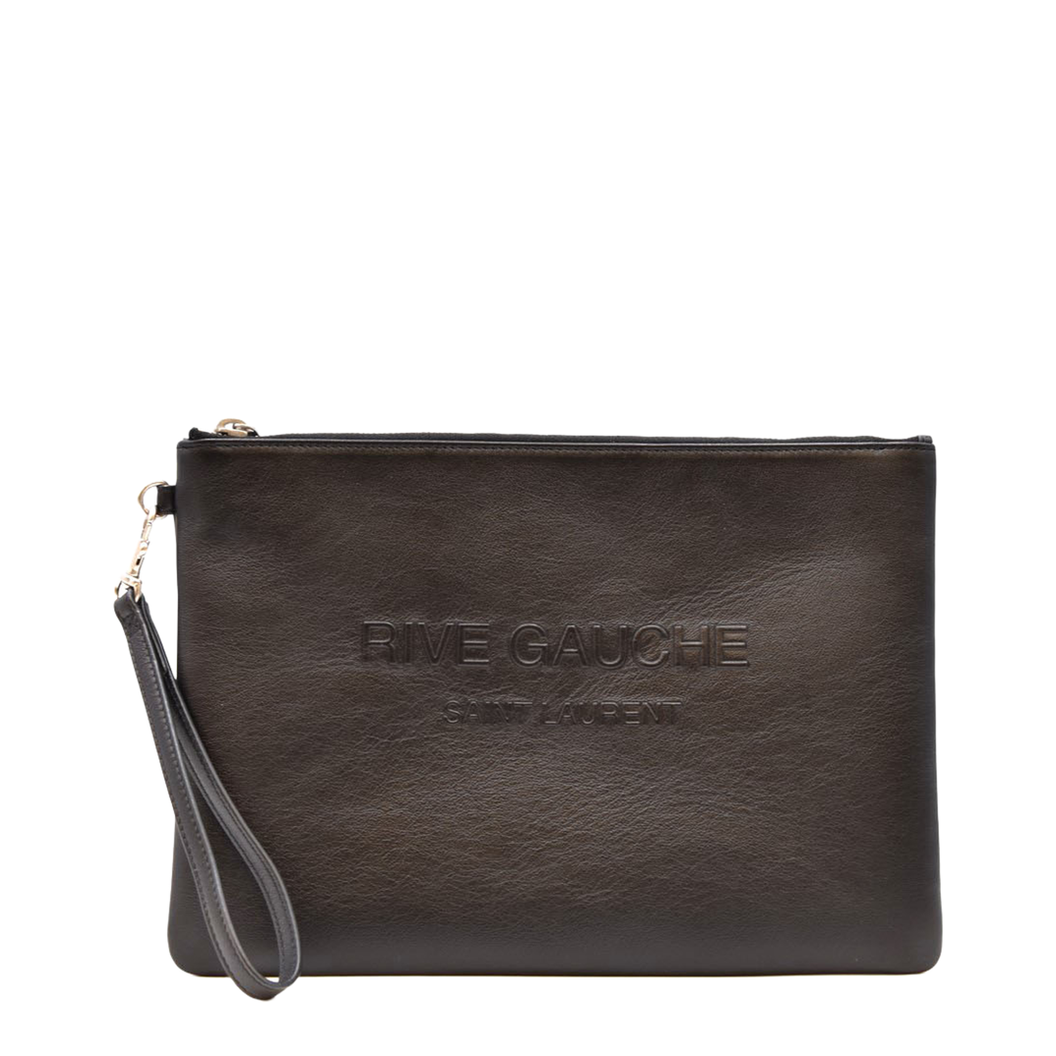 Rive Gauche Clutch, Silver Hardware