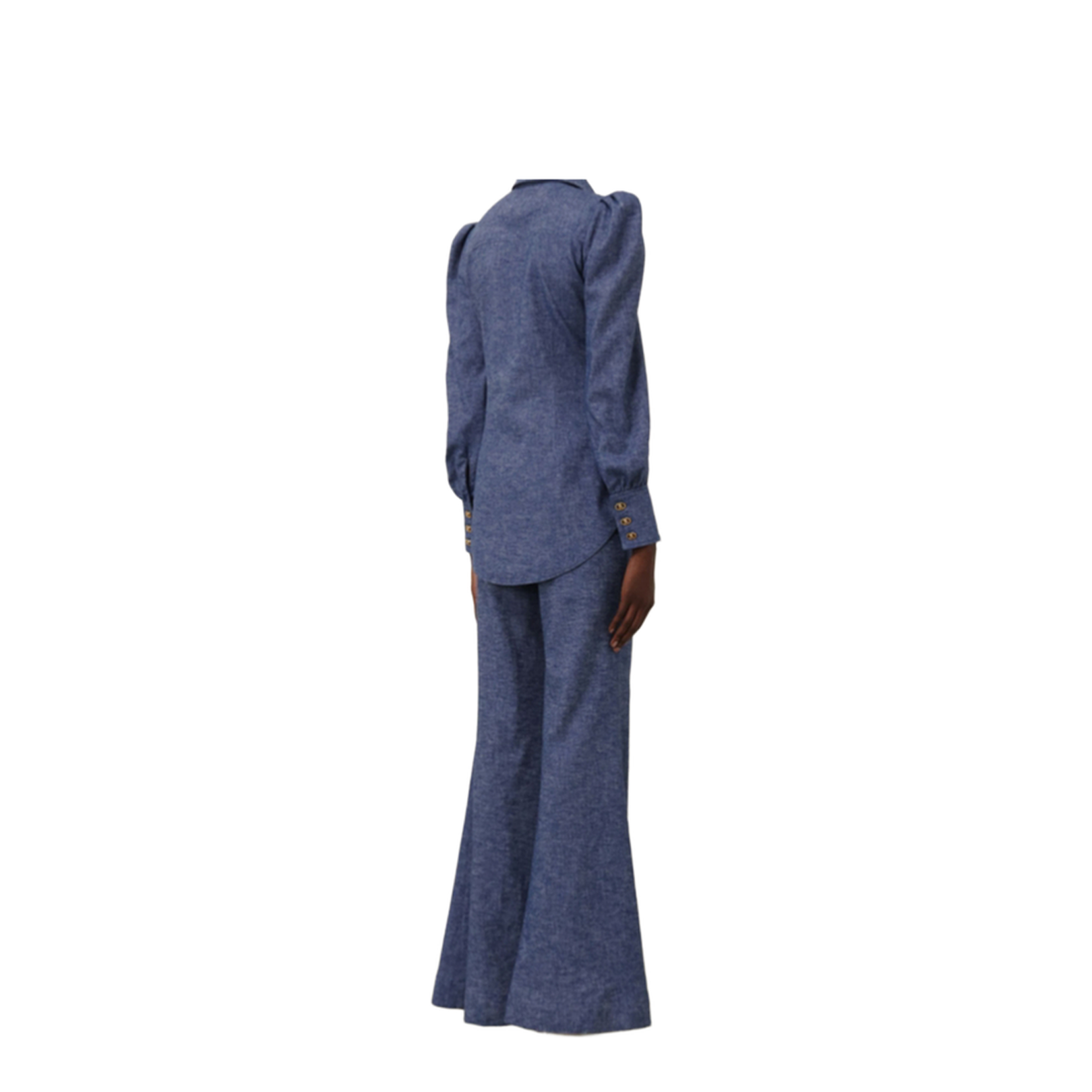 Eden Chambray Flare Pant