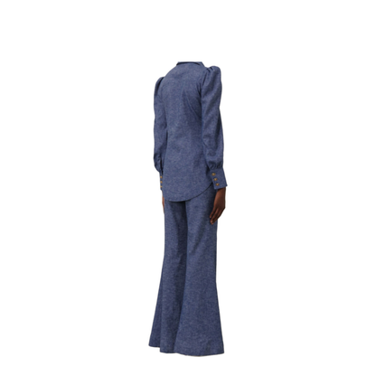Eden Chambray Flare Pant
