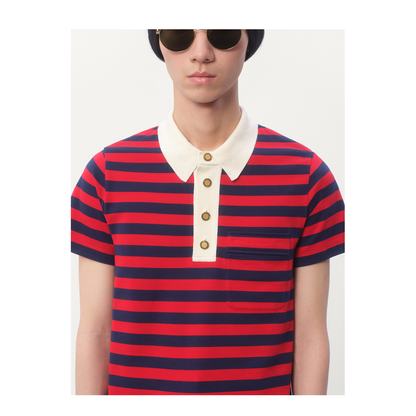 Embroidered Piquet Polo Shirt