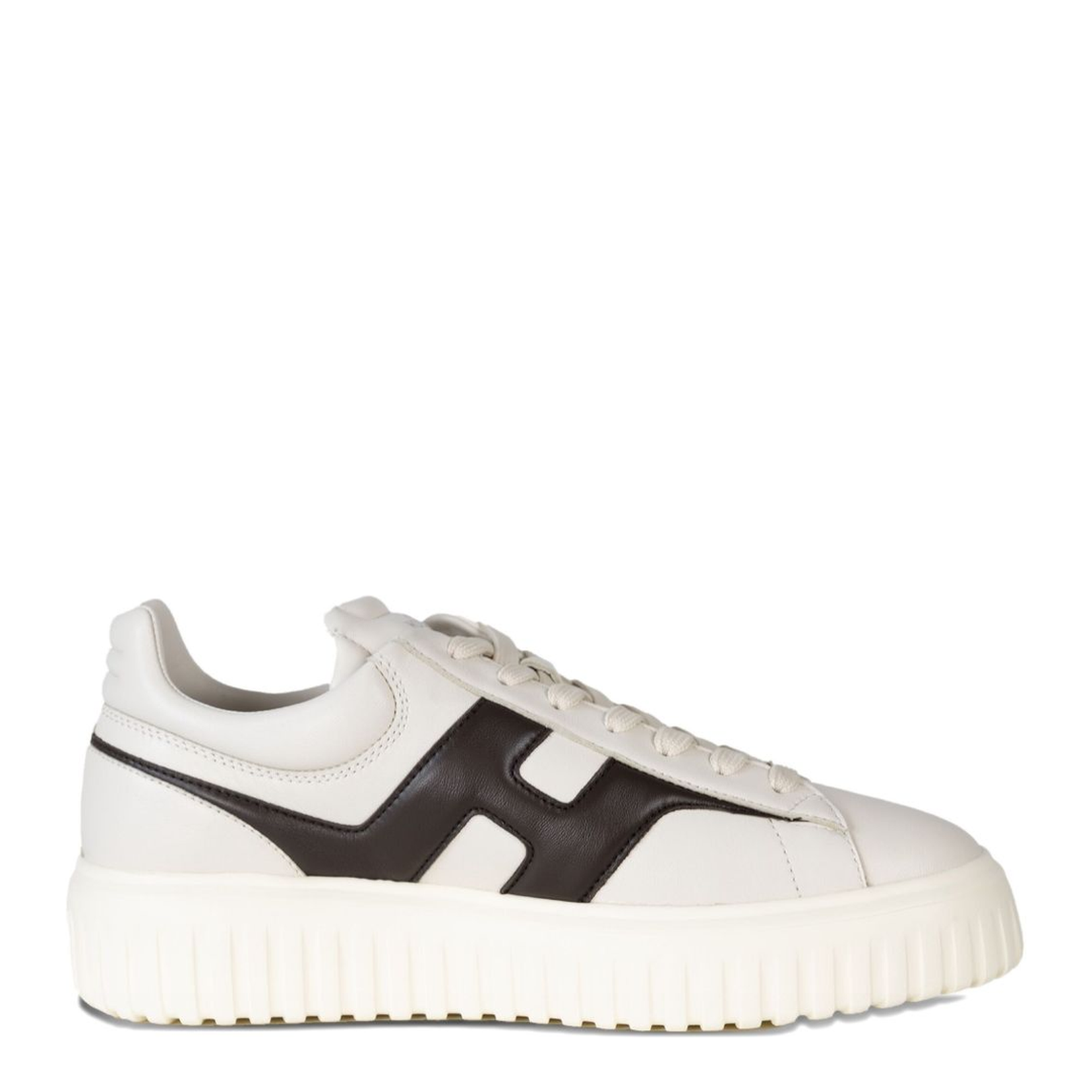 White H-Stripes Sneakers