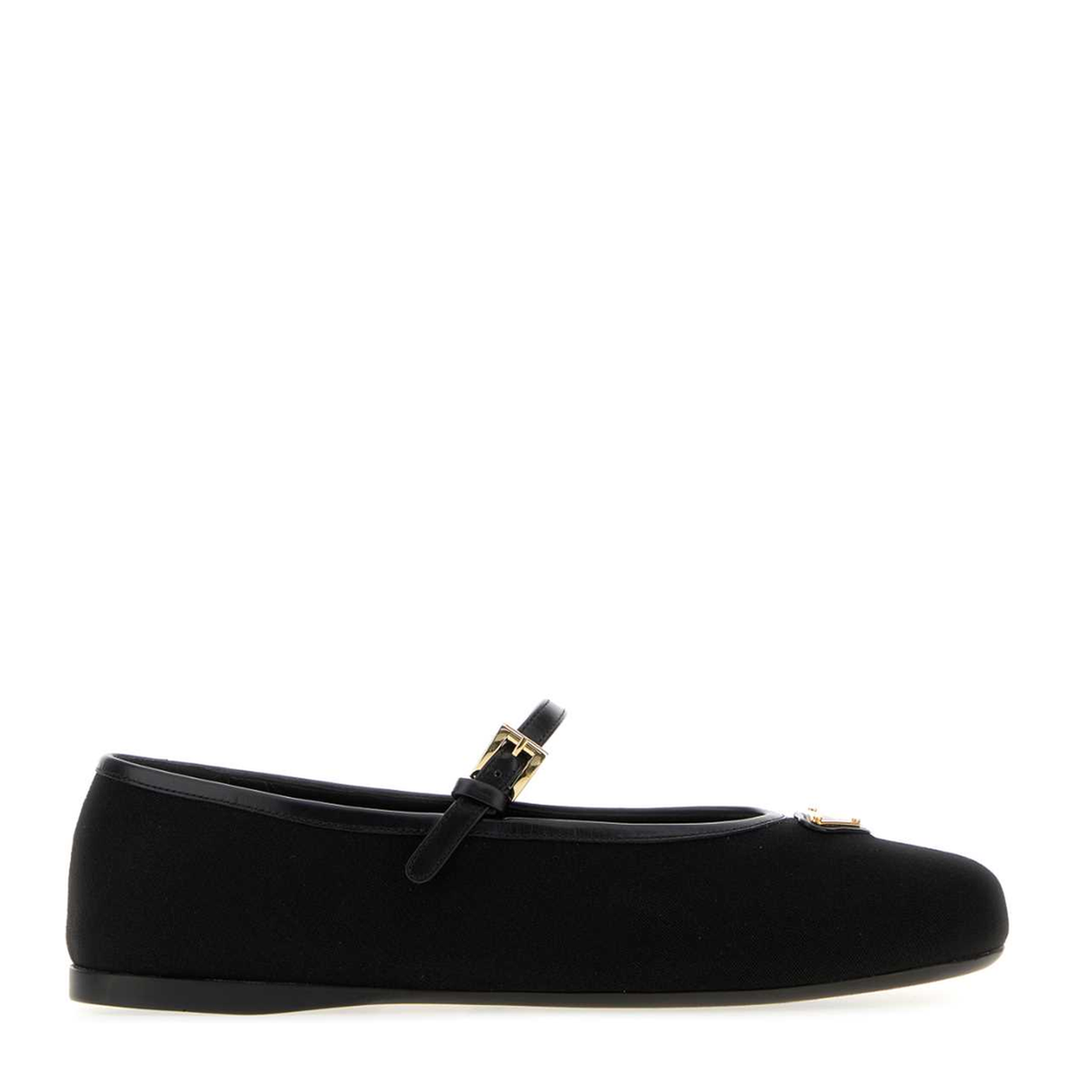 MAYFEYR - Prada - Black Canvas Ballerinas - 1F689OF005144FF0002