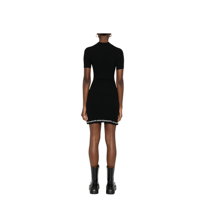 MAYFEYR - Alexander Wang - Ribbed Short-Sleeve Fitted Dress - 4KC1266045