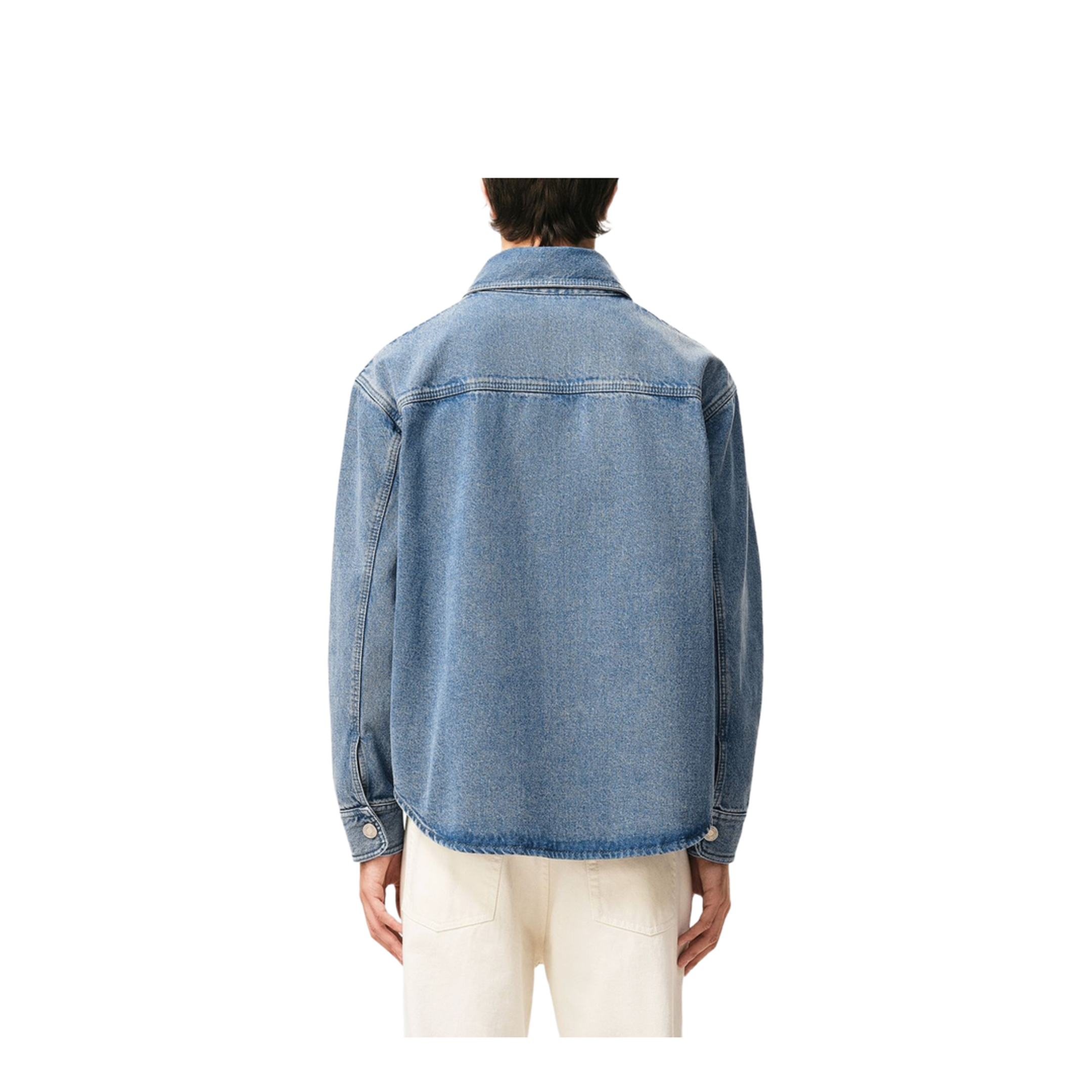 Denim Logo Overshirt