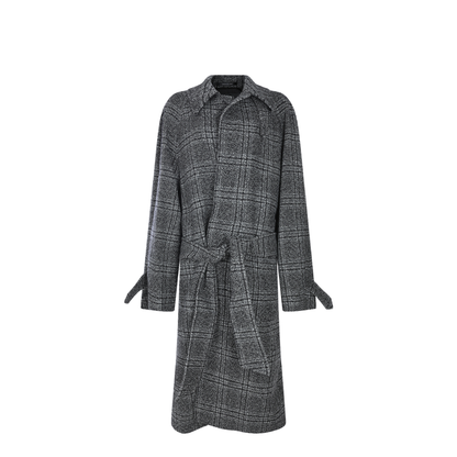 Grey One Layer Coat