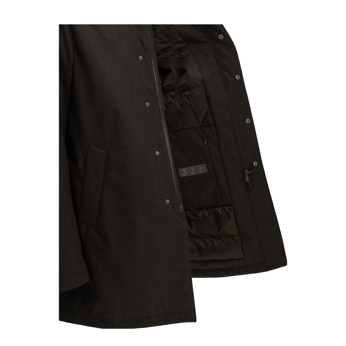 MAYFEYR - Herno - Long Flannel Down Jacket - PI001380U334988800