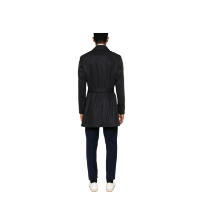 MAYFEYR - Herno - Double-Breasted Trench Coat In Dean - IM000364U132389200