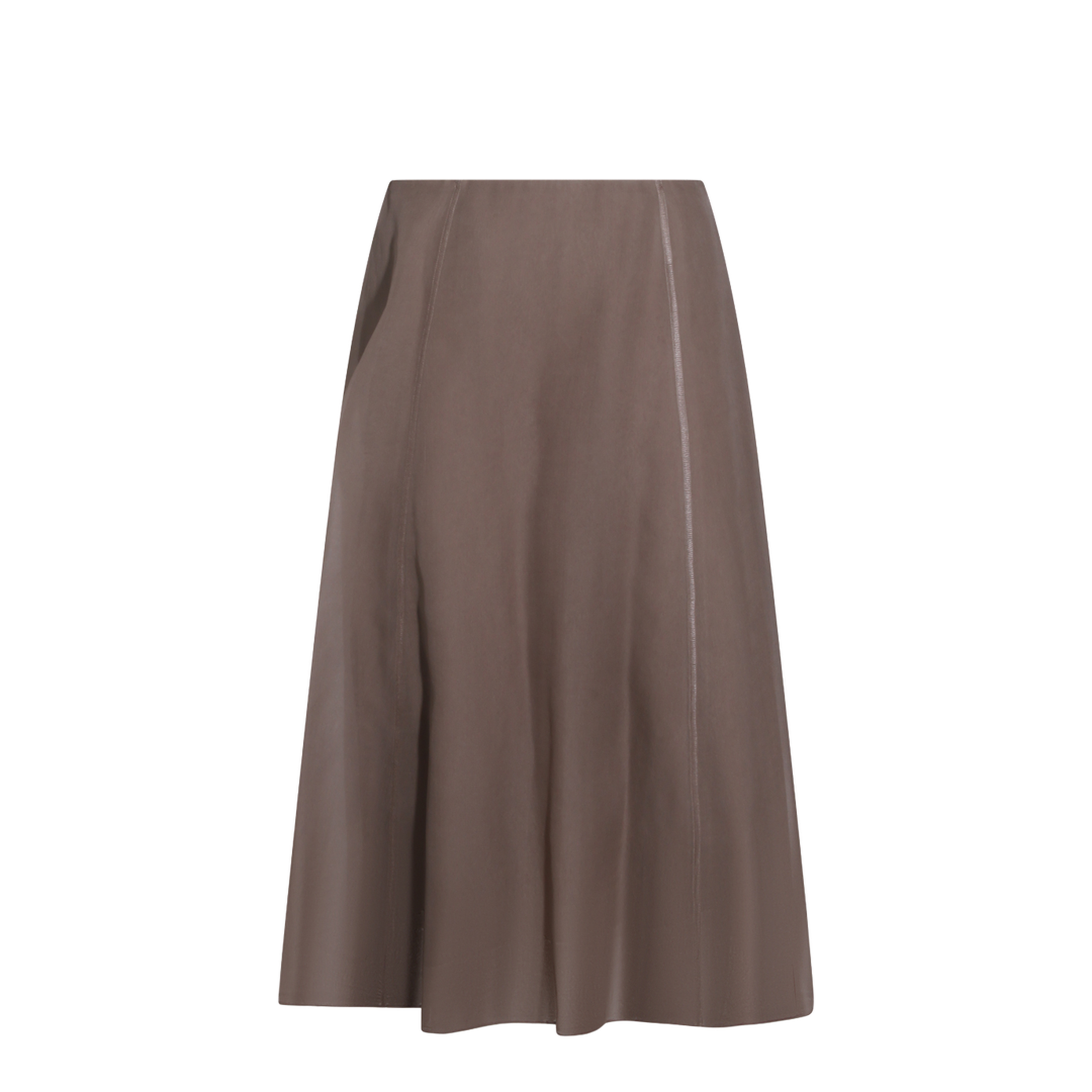 Silk Midi Skirt