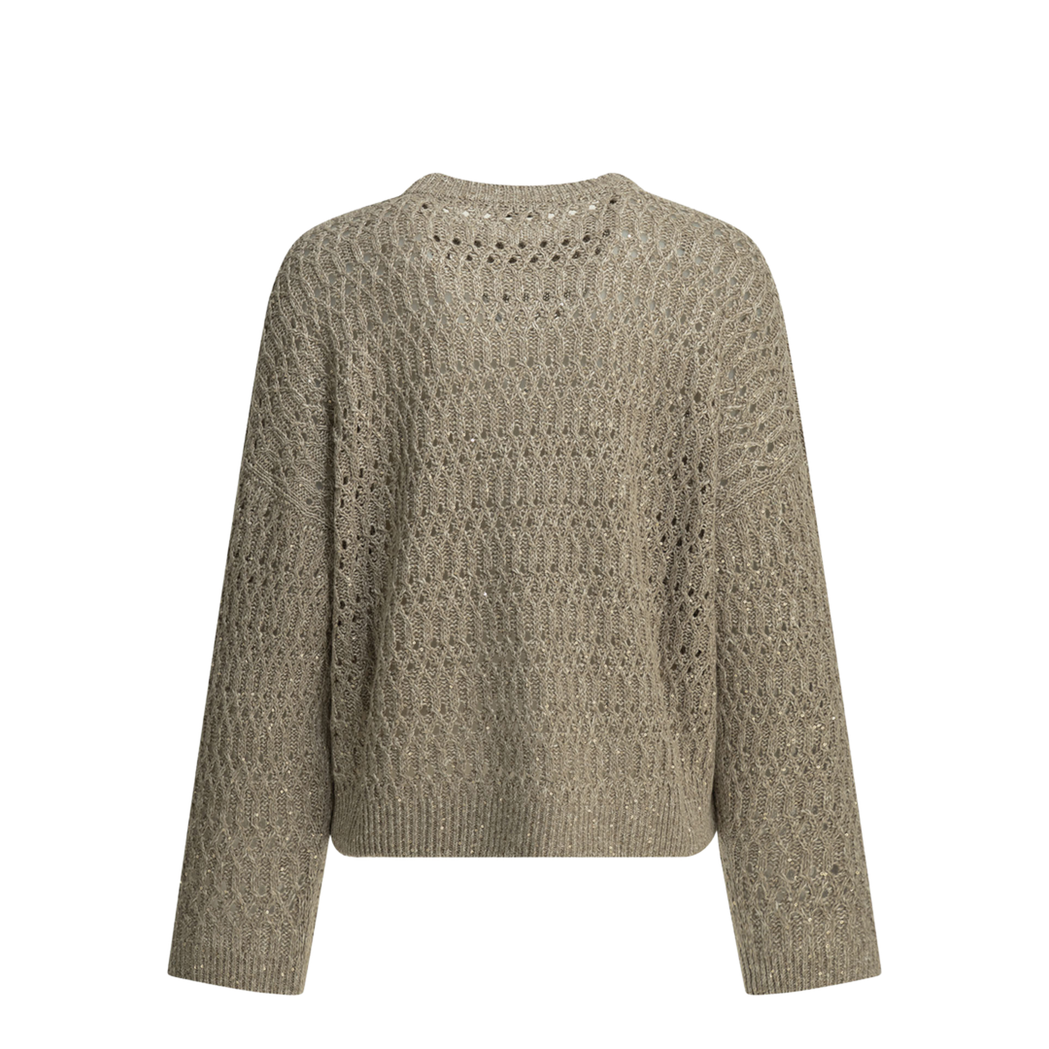 Linen Knitted Sweater Grey