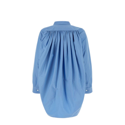 MAYFEYR - Bottega Veneta - Light Blue Cotton Blend Oversize Shirt - 777451VA5Y04225