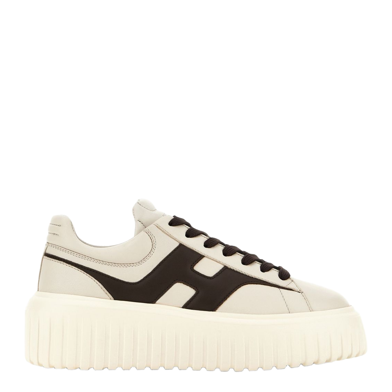 H-stripes leather sneakers