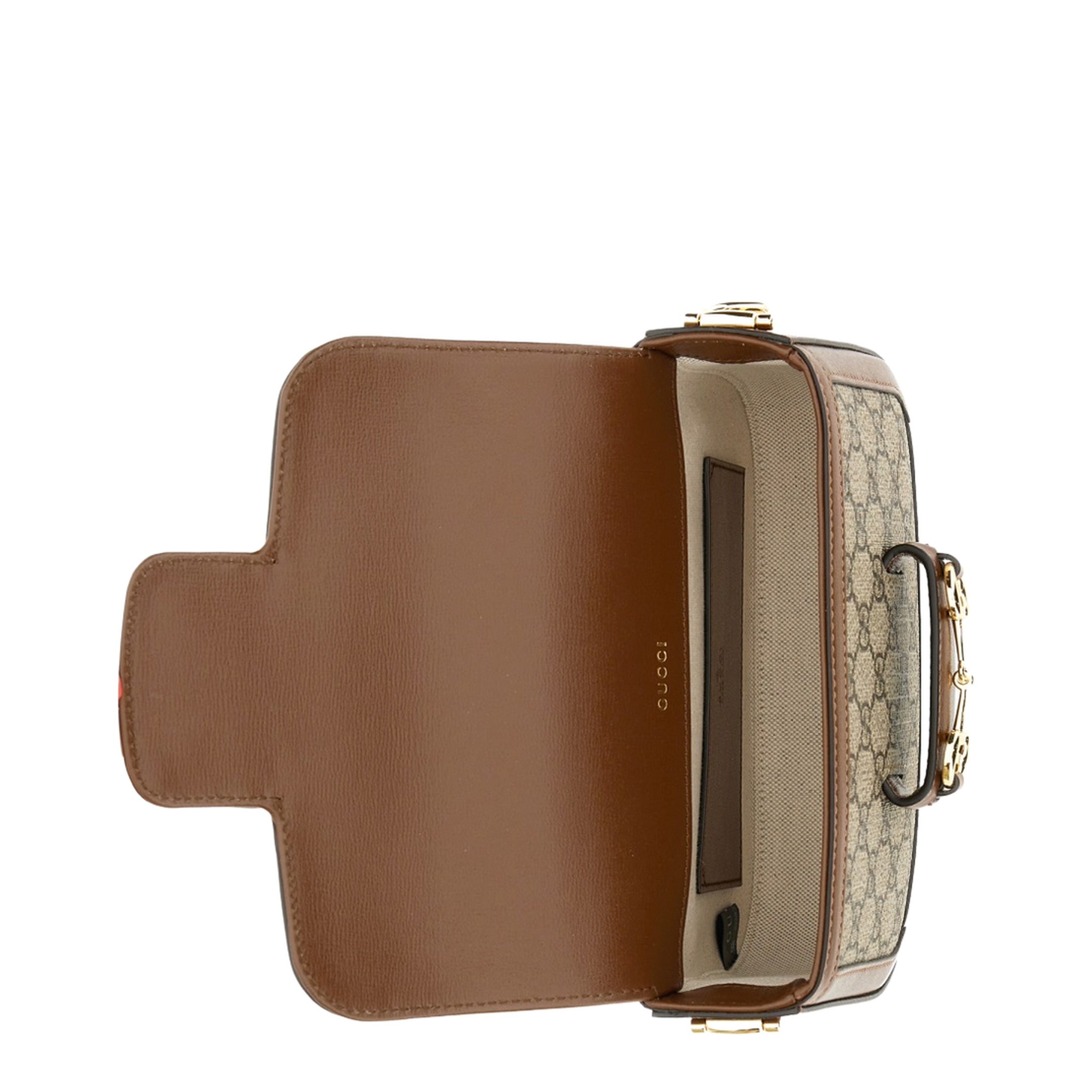 Horsebit 1955 Small Leather Shoulder Bag - Brown