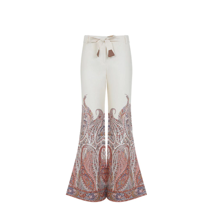 Printed Linen Rhiannon Pants