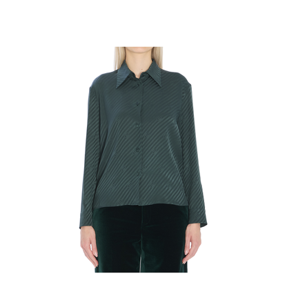 Interlocking Jacquard Silk Shirt