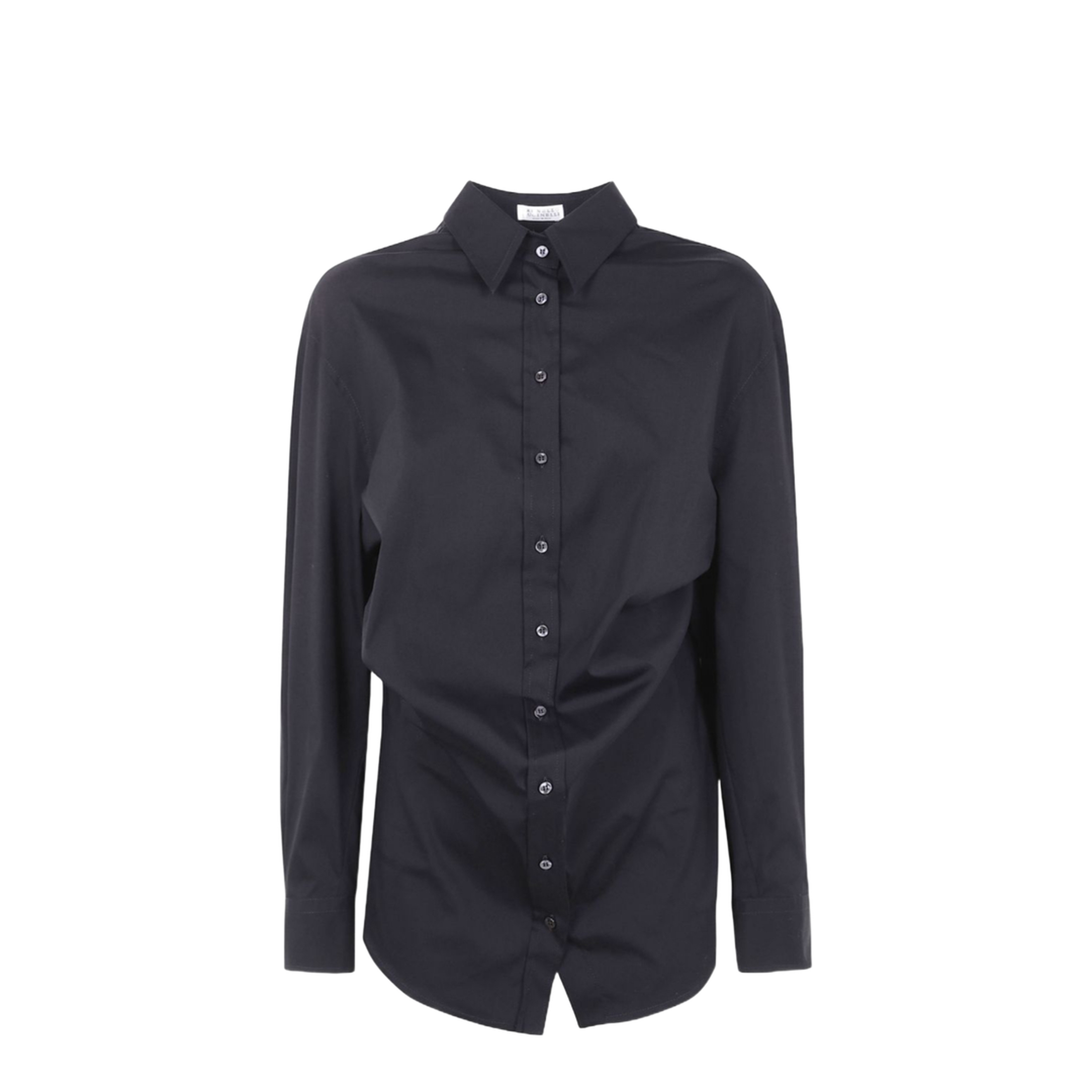 Button-Down Draped Shirt