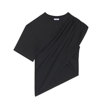 MAYFEYR - Courreges - T-Shirts And Polos Black - 226JTS241JS02909999