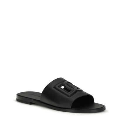 MAYFEYR - Dolce & Gabbana - Embossed Logo Sandals - A80397A0363