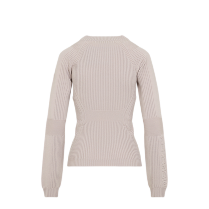 MAYFEYR - Moncler - Crew Neck Sweater Light Pink - L20989C00001M1122529
