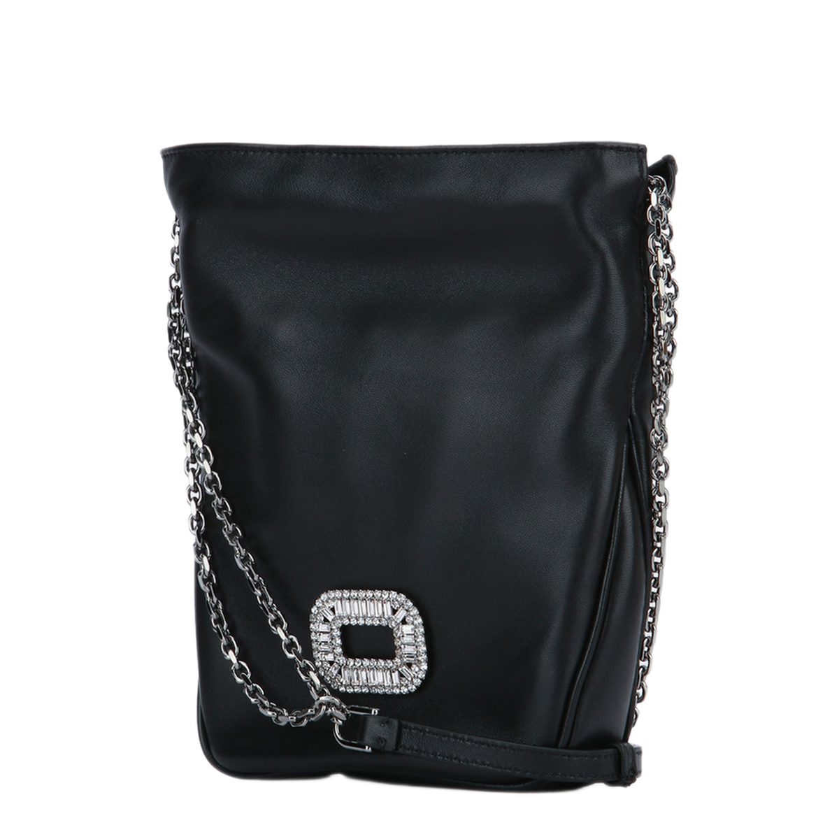 Pilgrim Nano Nappa Leather Crossbody - Black