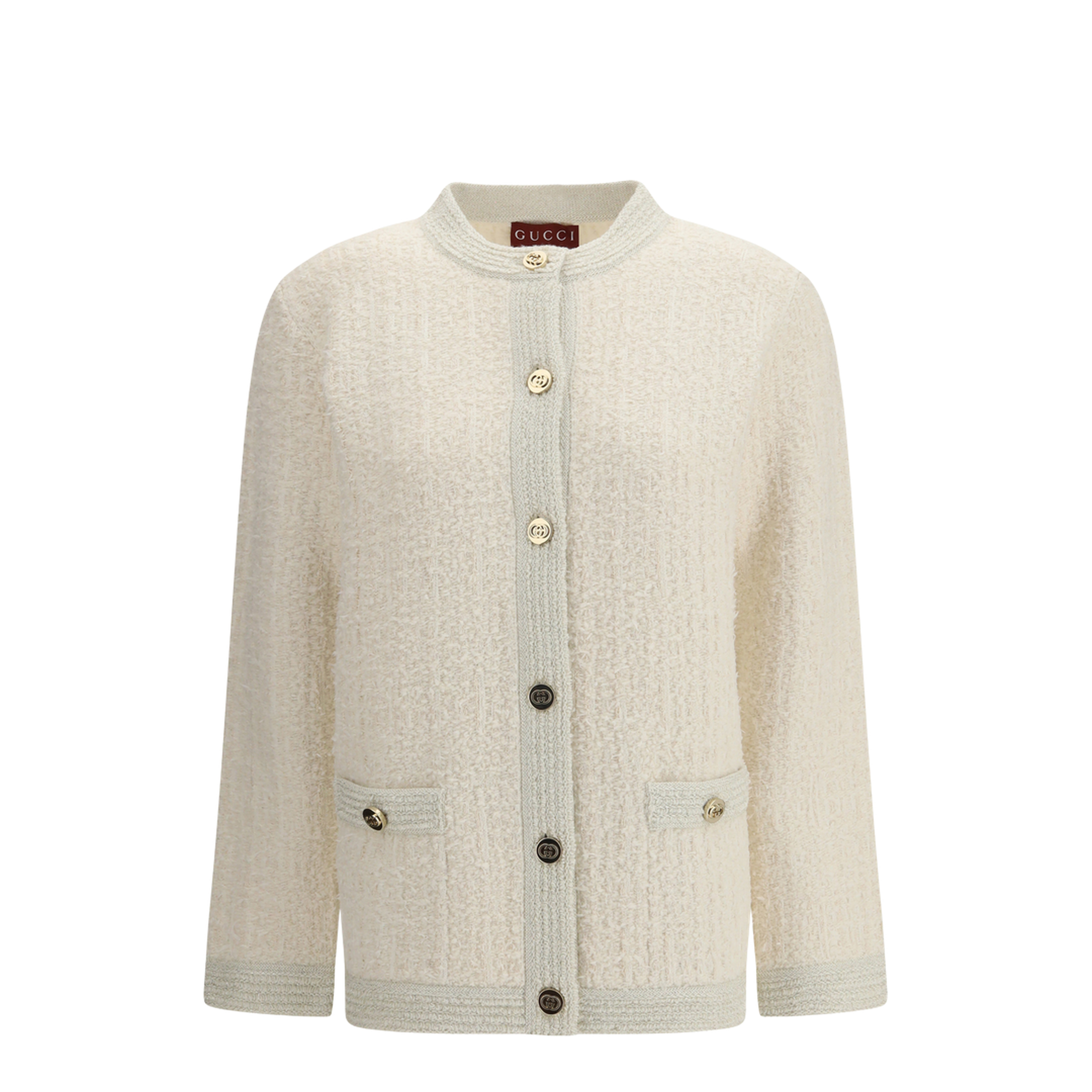 MAYFEYR - Gucci - Bouclé Lamé Wool Cardigan - 851946XKFAR
