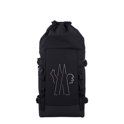 Black Technical Fabric Backpack
