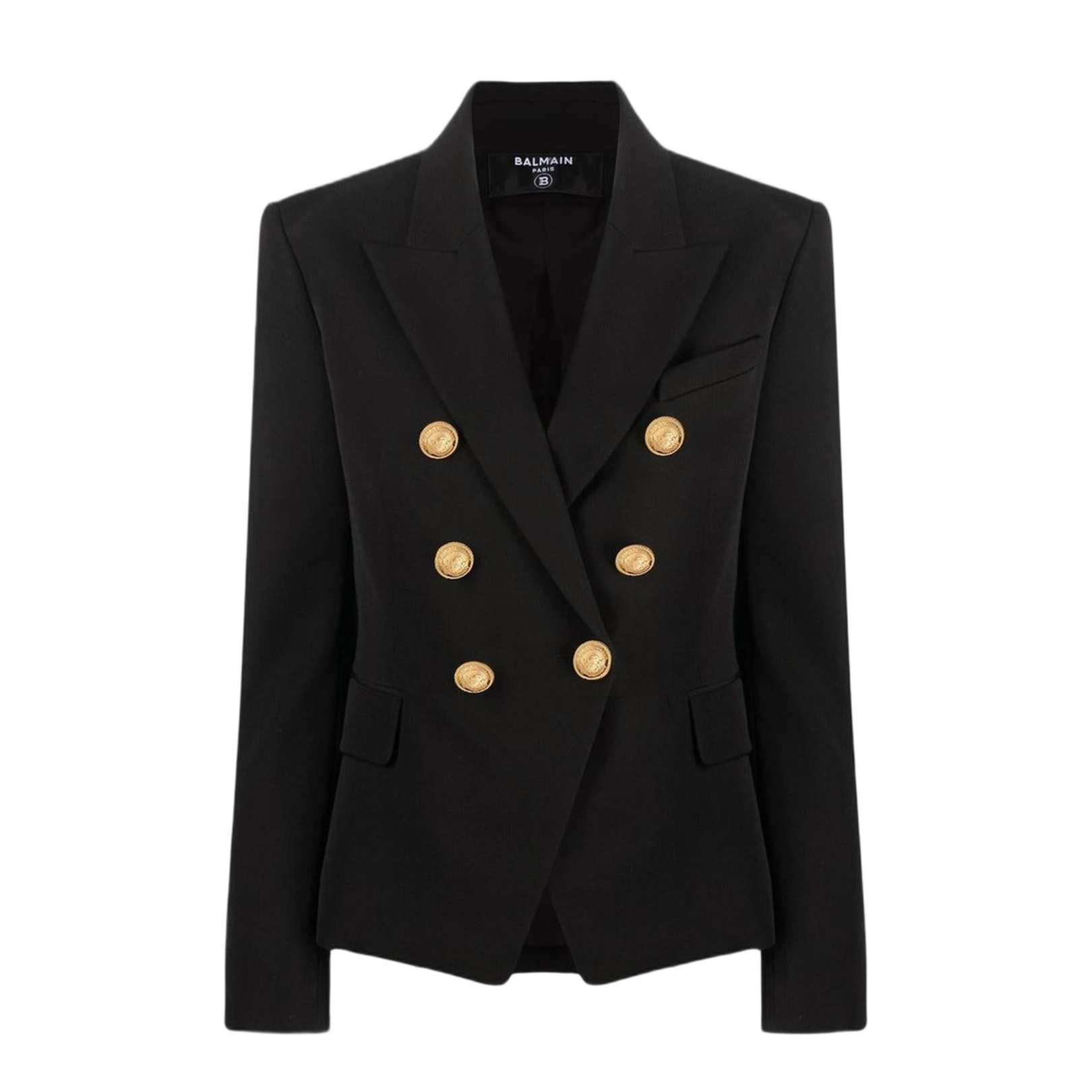 Black Double-Breasted Blazer