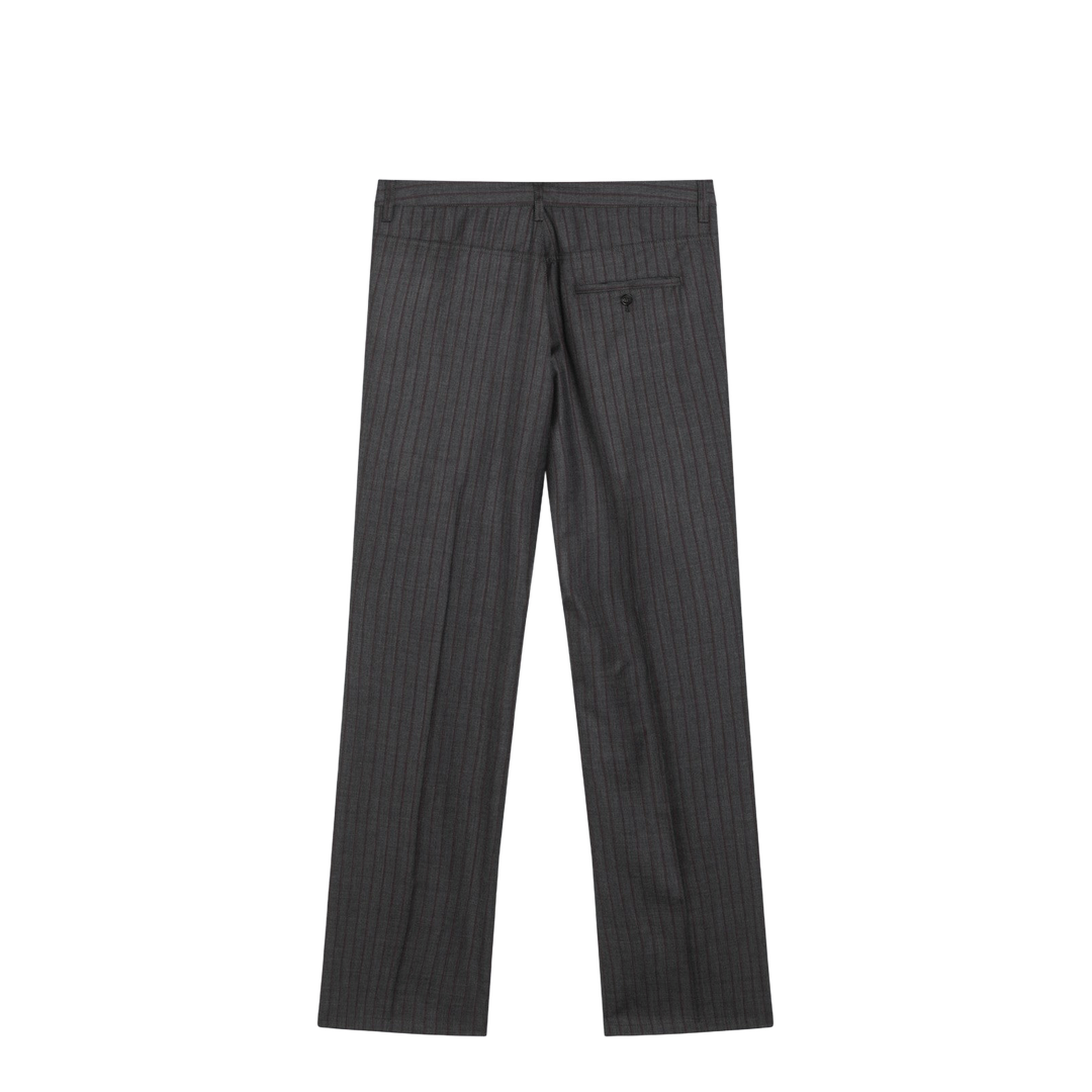 Pinstriped Pleat Trousers