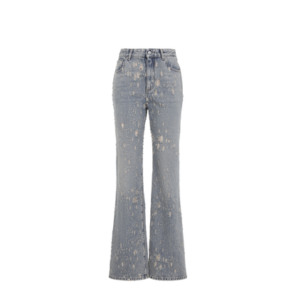 MAYFEYR - Alexander Mcqueen - Distressed Flared Jeans - A0002RQZAR2
