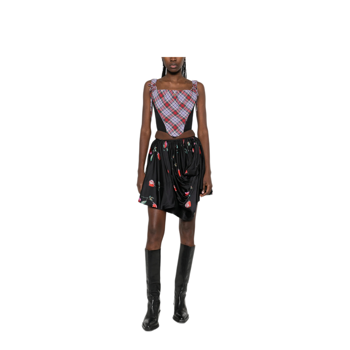 MAYFEYR - Ganni - Printed Miniskirt - A1090048099