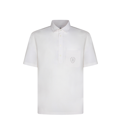 Polo Shirt With Chest Pocket And Logo