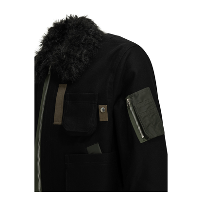 MAYFEYR - Sacai - Wool Bomber Jacket - 2604081M001