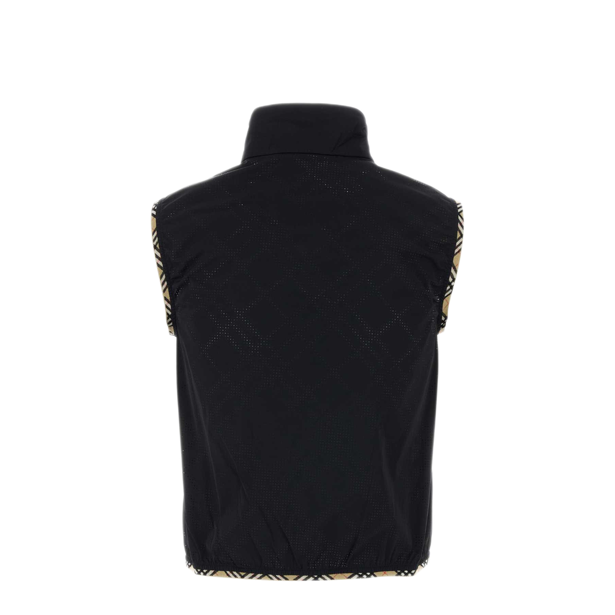 MAYFEYR - Burberry - Black Stretch Nylon Sleeveless Jacket - 8123500A1189