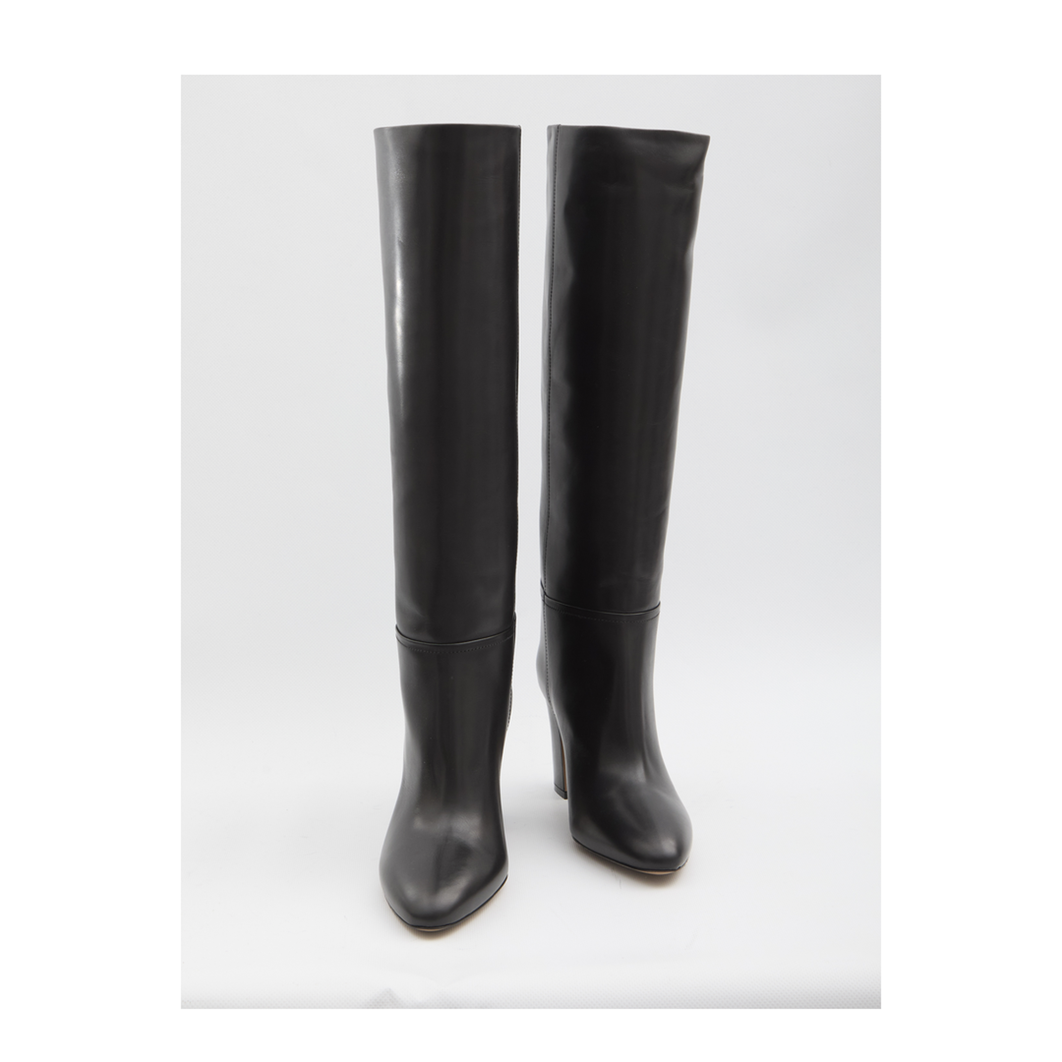 MAYFEYR - Paris Texas - Knee High Black Nappa Tube Boots - PX1683XVT01BLACK
